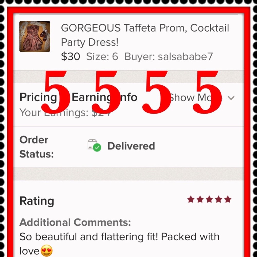 Thank you for shopping in my closet!